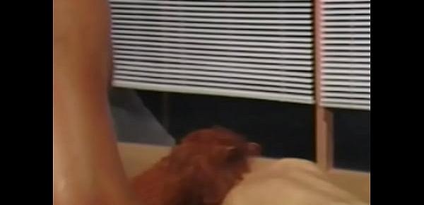  Redhead bitch getting her tight ass fucked and mouth filled with cum